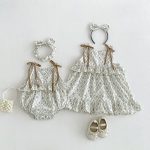 【90-140cm】ロンパースorワンピース ベビー ノースリーブ 姉妹コーデ - 画像 (15)