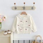 【73-110cm】カーディガン ベビー 可愛い ハート - 画像 (7)