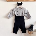 【66-90cm】ロンパース ベビー 柔らかい ドット - 画像 (13)