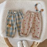 【66-100cm】パンツ ベビー コーデュロイ ワイドパンツ ゆったり - 画像 (5)