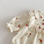 【66-90cm】ロンパース ベビー イチゴ柄 可愛い - 画像 (11)