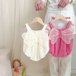 【66-90cm】ロンパース ベビー バタフライ フラワー 可愛い - 画像 (7)