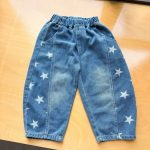【80-150cm】パンツ キッズ デニム スター柄 - 画像 (8)