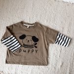 【80-130cm】トップス キッズ レイヤード シンプル - 画像 (6)