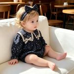 【66-140cm】ワンピースorロンパース 姉妹コーデ フリル リボン - 画像 (7)