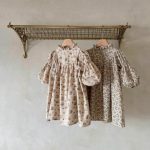 【73-100cm】ワンピース 女の子 韓国風 花柄 - 画像 (5)