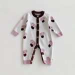 【66-90cm】ロンパース ベビー ニット カートゥーン柄 - 画像 (18)
