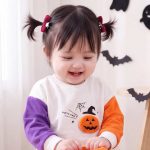 【66-90cm】ロンパース ベビー ハロウィン カラーバリ かぼちゃ - 画像 (6)