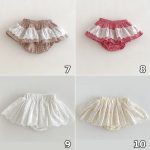 【66-100cm】キュロット ベビー チェック柄 レースフリル - 画像 (20)