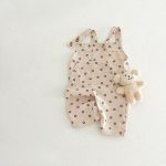 【66-90cm】サロペット ベビー コーデュロイ 花柄 - 画像 (9)