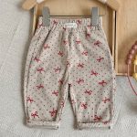 【66-100cm】パンツ ベビー コーデュロイ ワイドパンツ ゆったり - 画像 (16)