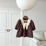 【73-100cm】ワンピース ベビー レトロ プリンセス - 画像 (15)