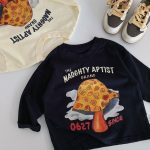 【90-140cm】長袖Tシャツ 男の子 アルファベット プリント - 画像 (6)