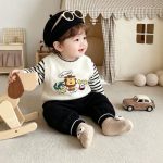 【66-90cm】セットアップ＆帽子 ベビー ライオン カートゥーン - 画像 (14)