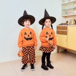 【80-120cm】セットアップ キッズ ハロウィン かぼちゃ - 画像 (4)
