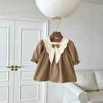 【73-100cm】ワンピース ベビー レトロ プリンセス - 画像 (16)