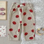 【66-100cm】パンツ ベビー コーデュロイ ワイドパンツ ゆったり - 画像 (13)