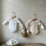 【66-90cm】ロンパース ベビー 韓国風 ウサギ プリント
