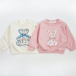 【90-150cm】トレーナー 女の子 ウサギorクマ かわいい - 画像 (3)