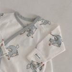 【66-90cm】ロンパース ベビー ナチュラル 恐竜柄 - 画像 (9)