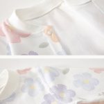 【66-90cm】ロンパース ベビー フラワー シンプル - 画像 (12)