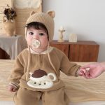 【66-100cm】ロンパース ベビー ビッグベア 暖かい - 画像 (6)