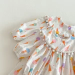 【66-90cm】ロンパース or ワンピース ベビー アイスクリーム プリント - 画像 (22)