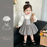 【73-120cm】セットアップ 女の子 レース チェック - 画像 (11)