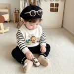 【66-90cm】セットアップ＆帽子 ベビー ライオン カートゥーン - 画像 (7)