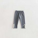 【73-100cm】レギンス ベビー リボン付き スウィート - 画像 (8)