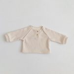 【73-100cm】長袖Ｔシャツ キッズ スリーブ ボーダー ニット 裏起毛 - 画像 (15)