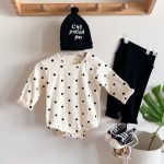 【66-90cm】ロンパース ベビー 柔らかい ドット - 画像 (3)