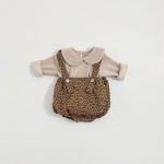 【66-90cm】サロペット ベビー 韓国風 ヒョウ柄 - 画像 (5)