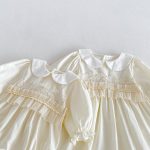 【66-130cm】ロンパースorワンピース 女の子 姉妹服 フランス風 レース - 画像 (17)