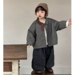 【73-110cm】ジャケットorTシャツ 男の子 テーラードカラー ゆったり - 画像 (6)