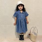 【80-150cm】セットアップorワンピース キッズ デニム おしゃれ - 画像 (14)