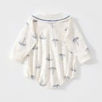 【66-90cm】ロンパース ヨット セーラー 肌に優しい - 画像 (3)