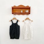 【73-110cm】サロペット ベビー オシャレ デニム ドット - 画像 (14)