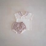 【66-90cm】セットアップ ベビー セーラー風 カラーバリ - 画像 (7)