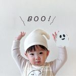【66-90cm】ロンパース ベビー ハロウィン ゴースト プリント - 画像 (5)