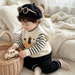 【66-90cm】セーター＆レギンス＆帽子 ベビー バナナ ニット - 画像 (19)