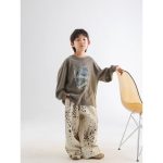 【90-150cm】パンツ 男の子 ボーイズ レオパード柄 ワイドデニム - 画像 (17)