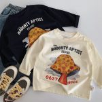 【90-140cm】長袖Tシャツ 男の子 アルファベット プリント - 画像 (3)