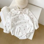 【66-90cm】長袖ロンパース ベビー コットン かわいい - 画像 (9)