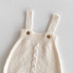 【66-100cm】サロペットパンツ ベビー ニット 無地 - 画像 (12)