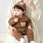 【52-73cm】ロンパース ベビー 可愛い クマリブ - 画像 (12)