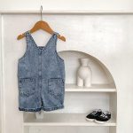 【73-110cm】サロペット レトロ デニム 合わせやすい - 画像 (10)