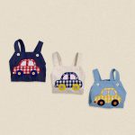 【66-90cm】サロペット ベビー 韓国風 車柄 かわいい - 画像 (7)