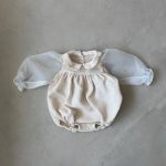 【66-90cm】ロンパース ベビー 韓国風 パフスリーブ - 画像 (10)