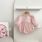 【66-130cm】ロンパースorワンピース 女の子 姉妹服 フリル襟 - 画像 (12)